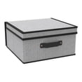 thumbnail image 1 of Set De 2 Cajas Cesto Organizador De Casa Lavanderia Plegable London OR-443988, 1 of 2