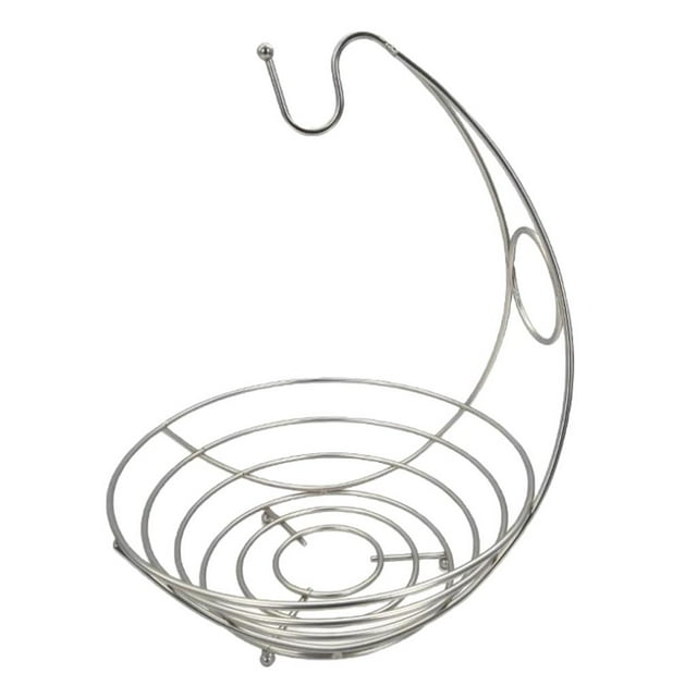 Frutero de Alambre Metálico con Soporte para Plátano, Acero Inoxidable Sunnimix Banana Hanger Tree Holder