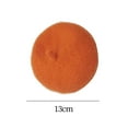 thumbnail image 2 of Dog Cat Beret Wool Yard Adjustable Elastic Hat Durable Adjustable Elastic Rope Costume Warm Orange, 2 of 9