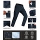 thumbnail image 4 of Pantalones tácticos Zoofly Ripstop Cargo Work con 9 bolsillos para hombre, color azul marino, 4 of 6