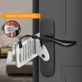 thumbnail image 4 of Cerradura De Puerta Portátil, Cerraduras De Puerta Del Hotel Para Viajeros, Dispositivos De Seguridad De Puertas, Cerradura De Viaje, Seguridad De Puertas De Apartamento, 3 Uds., 4 of 5