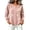 Pink, variant on Sweater for Women Floral Embroidered Cardigan Button Down Crew Neck Long Sleeve Casual Sweater