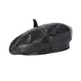 thumbnail image 2 of Gorro de boina para mujer Yinane Vintage de moda informal elegante negro, 2 of 8