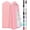 Light Pink, variant on Wedding Dress Garment Bag – 72" Garment Bags for Hanging Clothes with 20" Gusset for Puffy Gowns – Durable Dress Cover for Travel or Storage – Rip-Resistant with ID Window - Lt Pink