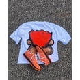 thumbnail image 5 of Camiseta holgada de manga corta con estampado de dibujos animados de estilo hip hop de gran tamaño para hombre y mujer de algodón estilo harajuku 2024, 5 of 5