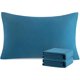 thumbnail image 1 of NTBAY Juego de 2 fundas de almohada estándar, 100% microfibra cepillada de 1800 hilos, súper suaves y acogedoras, resistentes a las arrugas, la decoloración y las manchas con cierre de sobre, fundas d, 1 of 4