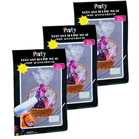 Each 30 Inch Latex Set of (3) Elegant Shrink Wrap 24