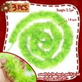 thumbnail image 2 of Dalrosia Christmas Garland for Tree,Faux Feather Christmas Tree Garland, Green Garlands for Tree Stairs Mantle Railing Indoor Outdoor Xmas Decorations, 2 of 6