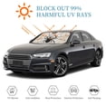 thumbnail image 4 of Kdxio Spiders On The Web 1 Print Windshield Sun Shade, Foldable Sun Blocker for Car,Truck,SUV Automotive Interior Sun Protection,Reflective Shade for Front Windshield(Small), 4 of 6