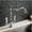 Chrome, variant on Kitchen Sink Double Handle Kitchen Faucets, 360 Degree Swivel Sink Utility Sink Pot Filler Bar Antique Faucet for Kitchen Sink, Brass K Economic