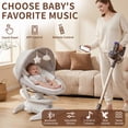 thumbnail image 5 of Zoicay Baby Swing for Infants, 3-in-1 Baby Rocker Stationary Seat, Motion Detection, 5 Speeds & 3 Modes, 12 Melodies & Bluetooth Music, White, 5 of 10