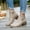 #140-Khaki, variant on Retro Martin Boots for Women – Fashionable Autumn Winter Side Zipper Ankle Boots with Chunky Heel & Cut-Out Design for Casual Outfits