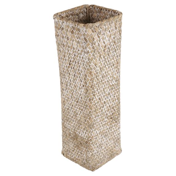 New Arrivals Rattan Flower Vase Bamboo Baskets Tall Vases for Home Decor White