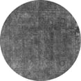 thumbnail image 1 of Ahgly Company Indoor Round Oriental Gray Industrial Area Rugs, 4' Round, 1 of 4