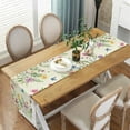 thumbnail image 5 of Spring Summer Floral Table Runner, Colorful Flowers and Butterfly Kitchen Dining Table Decoration for Holidays, Linen Flowers Leaves Farmhouse Table Decor Runners13X48 IN, 5 of 5