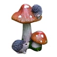 thumbnail image 2 of Neinkie Fée Jardin Miniatures Décoration Orange Champignon Résine DIY Jardin Ornement Micro Paysage Mini Maison de Poupée, 2 of 7