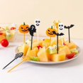thumbnail image 2 of 10 PCS Plastic Little Forks Dessert Fork Halloween Theme Bentos Box Decorations, 2 of 5