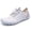 A06 White grey, variant on Grounded Footwear for Women Men Neuropathy, Comfortable Anti-Slip Grounding Barefoot Shoes