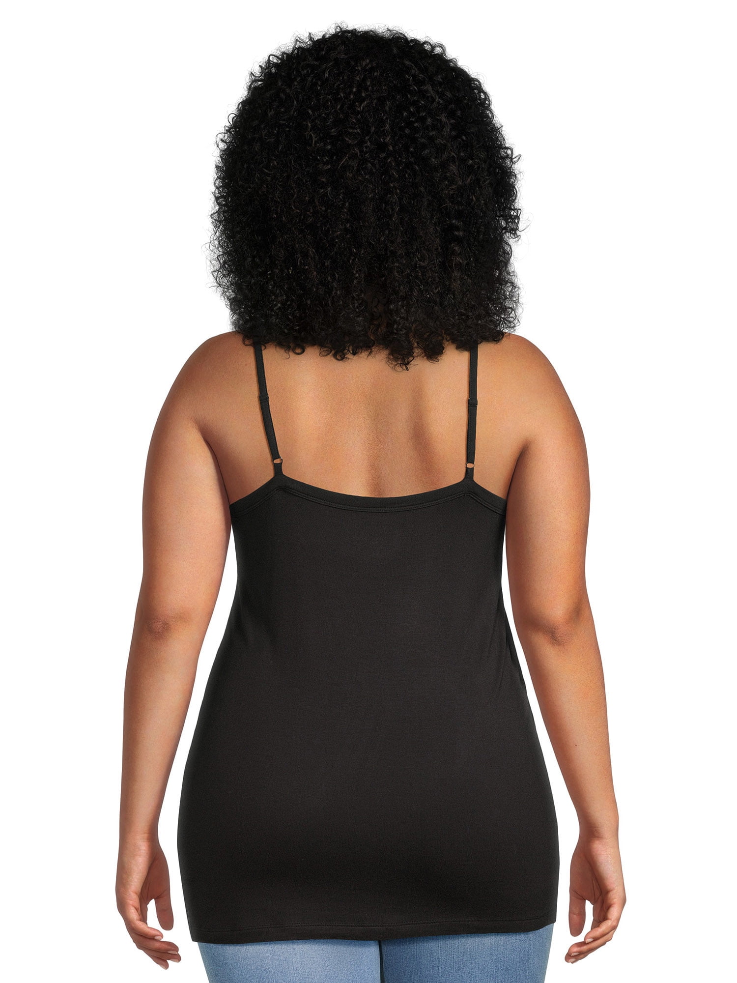 Terra & Sky Plus Size Lace Trim Cami Tank Top 2-Pack - Walmart.com