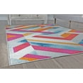 thumbnail image 4 of Rugs America Mika MO40A Passionfruit Geometric Contemporary Orange Area Rug, 8'x10', 4 of 7