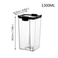thumbnail image 3 of AMERTEER Plastic Storage Bins with Latching Lids  Stackable Clear Storage Bins for Home and Office Organization Soup & Salad Food Storage Containers for Everyday Use Medium Rectangle Cont, 3 of 3