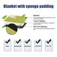 thumbnail image 4 of Funda de asiento universal Unique Bargains Kit para Camión SUV Negro Amarillo, 4 of 8