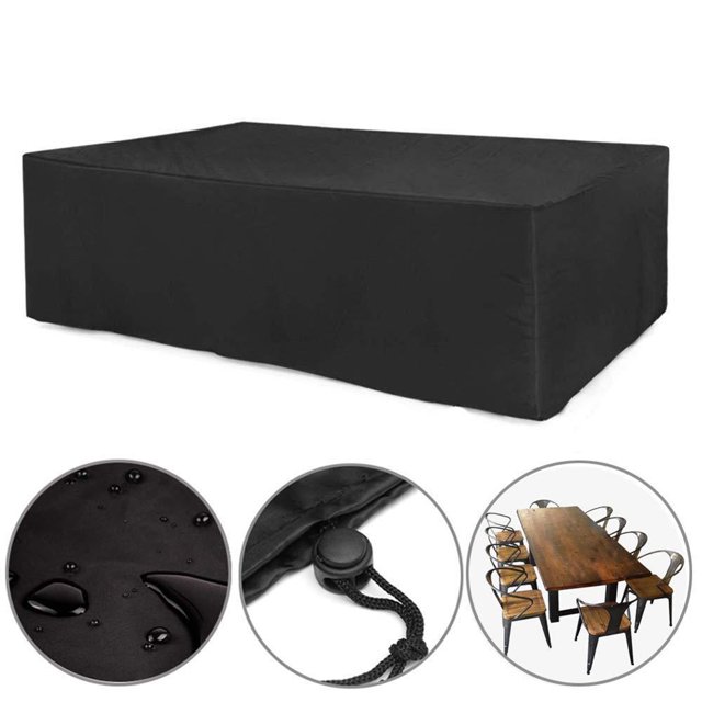Cubierta impermeable para silla Cubierta para lluvia a prueba de polvo para muebles de patio (150 * 130 * 90 cm) JShteea Libre de BPA