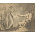 thumbnail image 2 of William Hamilton 14x12 Gold Ornate Wood Frame and Double Matted Museum Art Print Titled - A Prison Scene (1770-80), 2 of 4