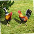 thumbnail image 4 of ADDHAT 2Ud Adorno Estaca Césped Gallina Acrílico Para Patio Exterior Color Variado, 4 of 8