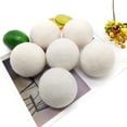 thumbnail image 7 of OIUR 6/12Pcs Wool Dryer Balls 6/7/8CM 3 Sizes Organic Natural Fabric Softener Reduce Drying Time Hypoallergenic Reusable Hand-Felted Laundry Balls, 7 of 7