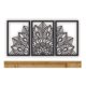 thumbnail image 1 of Pintura decorativa de madera MDF con forma de mandal, paquete de 3, 1 of 3