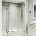 thumbnail image 2 of VIGO Elan E-Class 36 in. L x 48 in. W x 82 in. H Frameless Sliding Rectangle Shower Enclosure Kit in Chrome with Clear Glass, 2 of 11