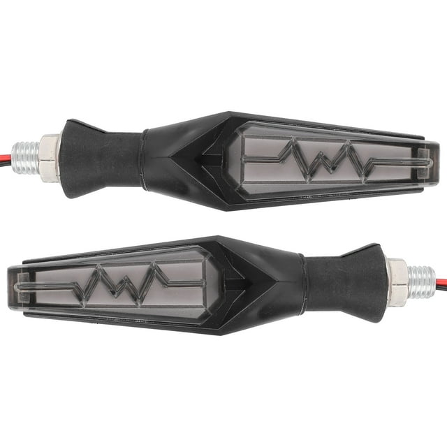 Luz dinámica para motocicleta, 2 piezas, luz de giro LED para motocicleta, luz de conducción para motocicleta, diseño de clase mundial