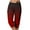 Red, variant on CLOISE Women's Capri Pants with Pockets Stretch Leggings Elastic Waisted Yoga Pants Petite Summer Casual Fashion Gradient Color Lightweight Cropped Sweatpants Green XL