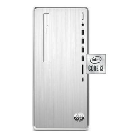 HP Pavilion Desktop, 10th Gen Intel Core i3-10100 Processor, 8 GB RAM, 512 GB SSD, Windows 11 (TP01-1030, Silver)