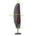 thumbnail image 4 of YLLSF 420D 205/265/280cm Outdoor Banana Shaped Umbrella Cover Sunshade Umbrella Cover, 205cm, 4 of 8