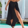 thumbnail image 2 of MSJUHEG Bikini Wrap,Women's Swimwear Cover Ups,Skirt Cover Up,Wrap Skirt,Bathing Suit Wrap,Swimwear Coverup,Swimsuit Coverup for Women Black One Size, 2 of 5