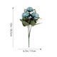thumbnail image 2 of unbranded 2Ud Flor Simulada Peonía Azul Con Tallo Duradera Para Uso En Bodas Y Hogar, 2 of 6