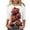 Multicolor, variant on Edvintorg Women's 3/4 Sleeve Tops Halloween Printed Crew Neck Casual Pullover Shirt Fall Lightweight Loose Blouse Plus Size Women Clothes S-5XL Multicolor