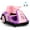 Pink, variant on Alpha Joy Kids 12V Bumper Car with Steering Wheel & Remote Control, 3-Color LED Lights, 3 Speeds, Electric Ride-on Car for 3-6 Years, Pink