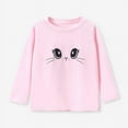 thumbnail image 5 of Kids Long Sleeve T Shirts Cotton Shirts Soft Crewneck T-Shirt for Girls 2-7 Years, 5 of 8