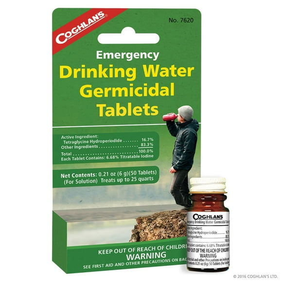 Coghlan's Emergency Drinking Water Tablets, Disinfect Water