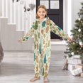 thumbnail image 6 of Vzayyk 4T-14Y Size Aviliable Cozy One-Piece Footless Sleeper Pajama Gingerbread Cookies, 6 of 8