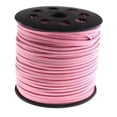 thumbnail image 1 of jifeng 3mm suede cord string making supply pink, 1 of 9
