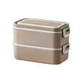 thumbnail image 1 of Maytalsory Easy To Clean Lunch Container For Microwave Heating Portable Electric Lunch Box Food Packed Lunch khaki No thermal bag, 1 of 6