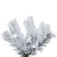thumbnail image 5 of Vickerman 7.5' Flocked Pacific Pencil Artificial Christmas Tree with Warm White LED Lights, 5 of 6