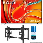 Sony K55XR70 55 Inch 4K Bravia LCD Mini LED Full Array HDR Google TV with a Walts TV TILT-EXTENSION-37-90 Tilt Mount for 37"-90" Compatible TVs and Walts HDTV Screen Cleaner Kit (2024)