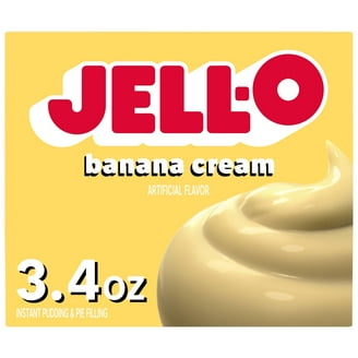 Jell-O Lemon Instant Pudding Mix & Pie Filling 3.4 oz Box (Pack of