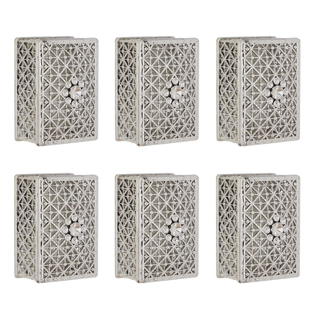 Joyero hueco, caja de plástico para dulces, caja de recuerdo para bodas, anillos, pendientes, collares, suministros para despedidas de soltera y cumpleaños.