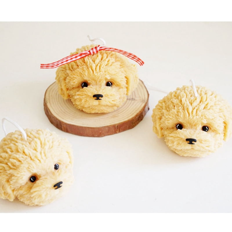 Dog Crystal Epoxy Resin Mold Shape Fragrance Candle Wax Silicone Mould DIY Crafts Home Decorations Ornaments Casting Tools